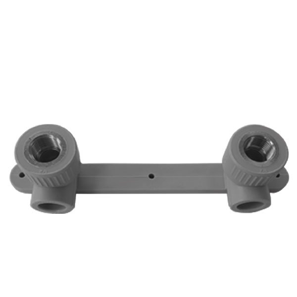 CODO DOBLE 90º PP-R HI METÁLICO - 25mm x 1/2"