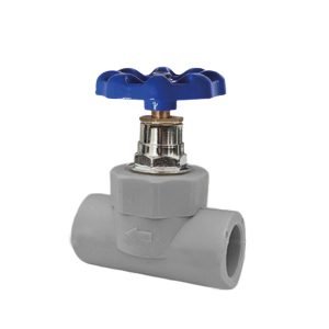 LLAVE DE PASO METÁLICA MANILLA AZUL PP-R - 25mm