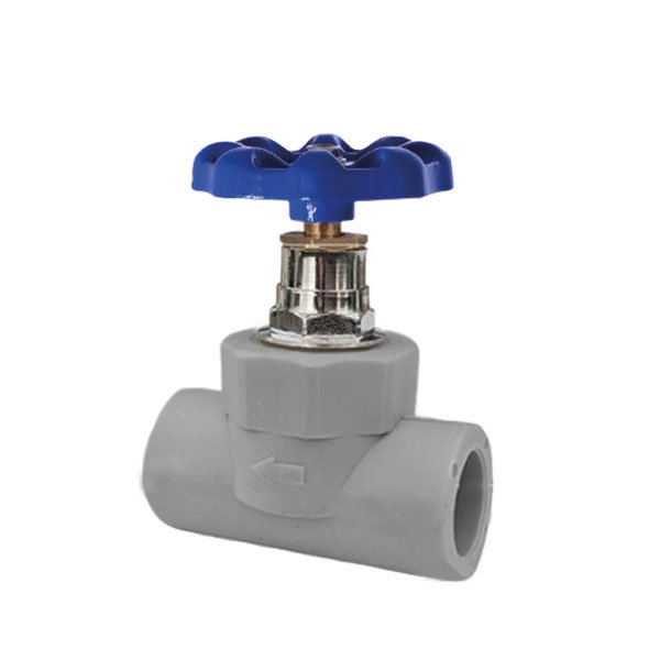 LLAVE DE PASO METÁLICA MANILLA AZUL PP-R - 32mm