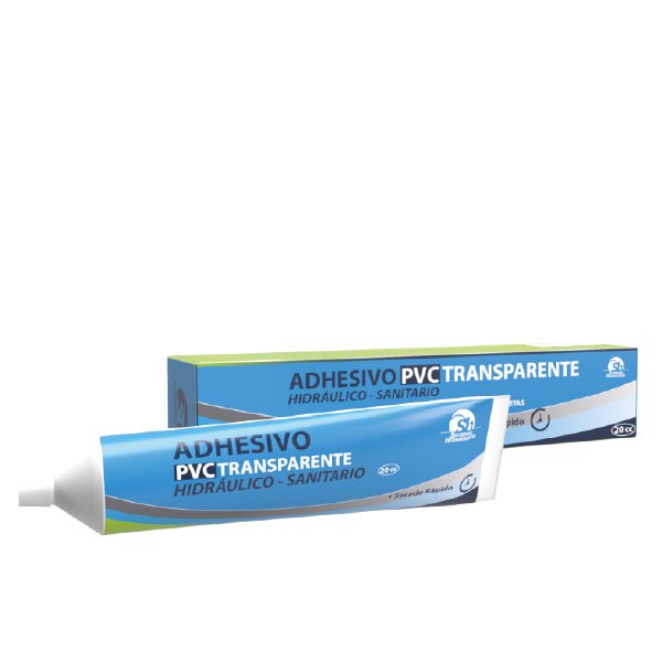 ADHESIVO PVC/SECADO RÁPIDO/TRANSPARENTE - Pomo 20cc