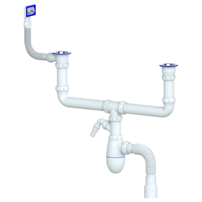 SIFON LAVAPLATOS DOBLE B742VE