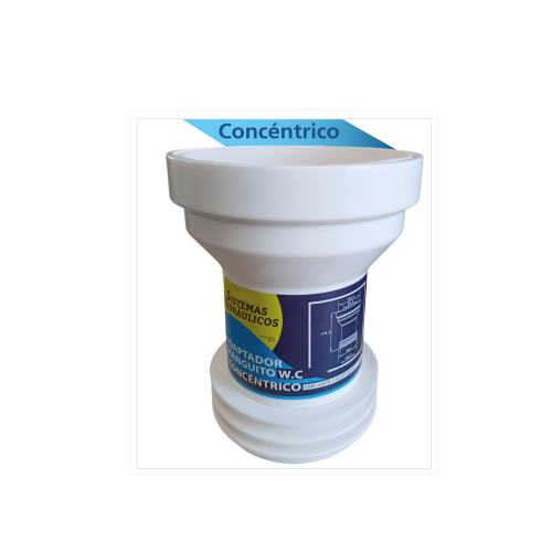 ADAPTADOR CONCENTRICO ADAPTADOR WC RIGIDO - Concéntrico