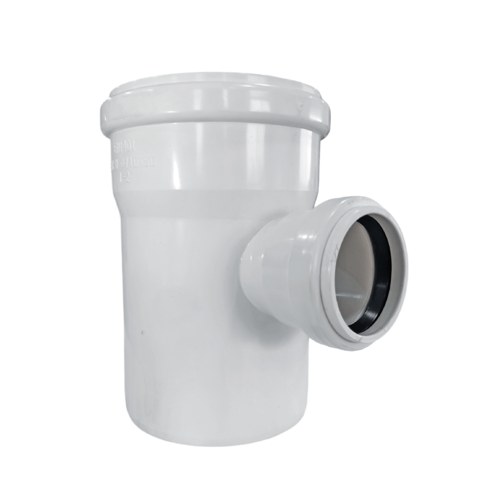 PVC SAN BLCO FT TEE RED 75 40 N