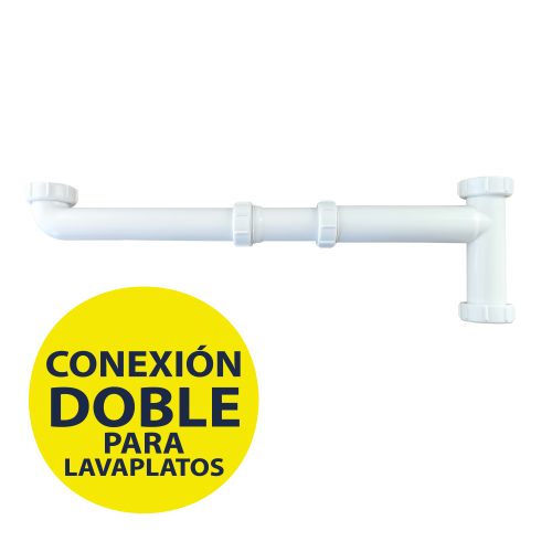 conexion doble CONEXIÓN DOBLE PARA LAVAPLATOS
