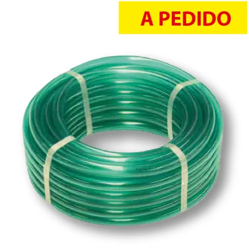 90002 MANGUERAS ESTANDAR PLUS+ ESTRIADA CRISTAL - 1/2" Verde Cristal
